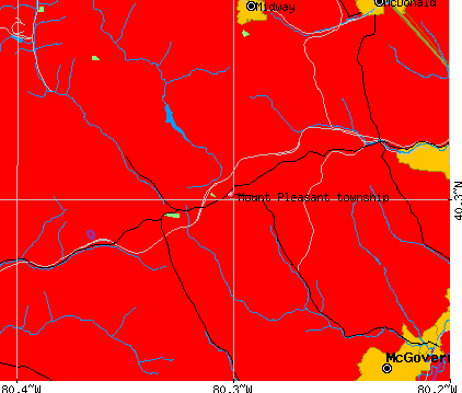 Mount Pleasant township, PA map