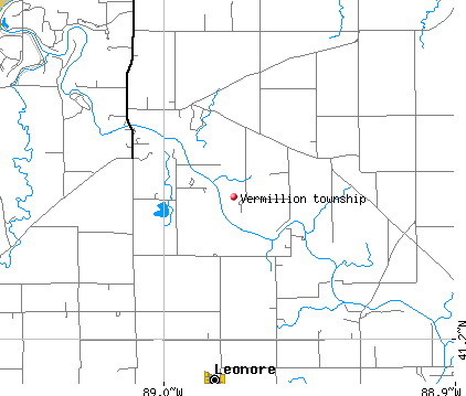 Vermillion township, IL map