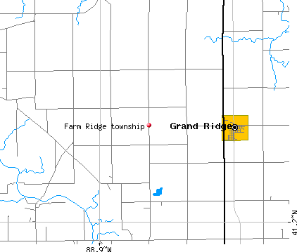 Farm Ridge township, IL map