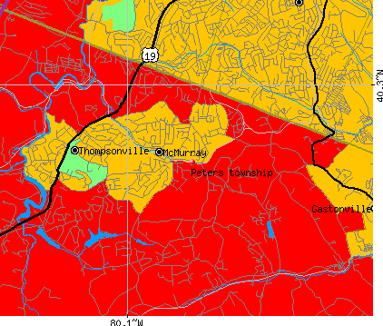 peters township school district map