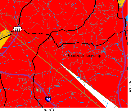 Brecknock township, PA map