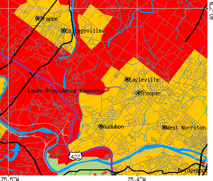 Lower Providence township, PA map