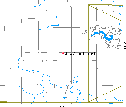 Wheatland township, IL map
