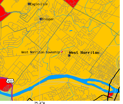 West Norriton township, PA map