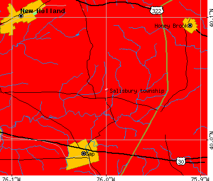 Salisbury township, PA map