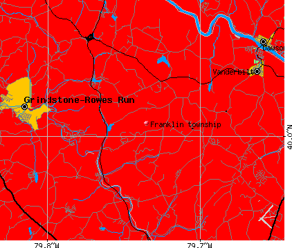 Franklin township, PA map