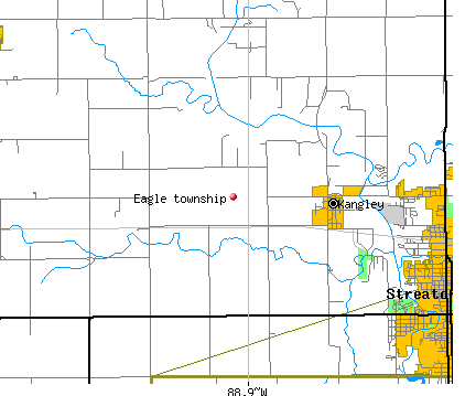 Eagle township, IL map