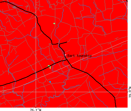 Bart township, PA map