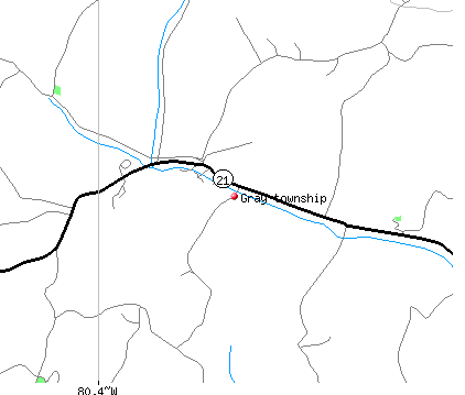 Gray township, PA map