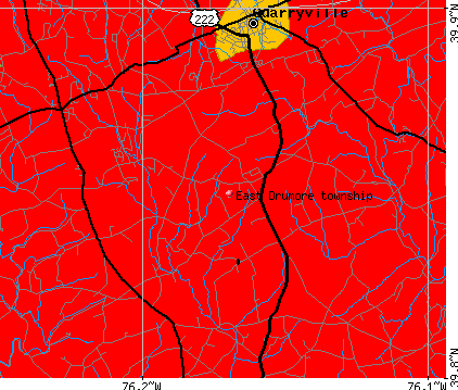 East Drumore township, PA map