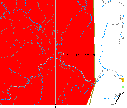 Fairhope township, PA map