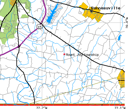 Mount Joy township, PA map