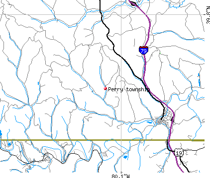 Perry township, PA map