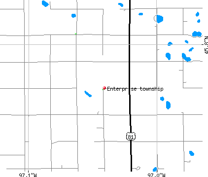 Enterprise township, SD map