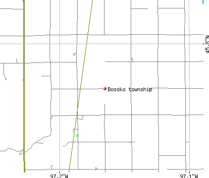 Bossko township, SD map