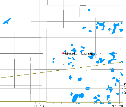 Sisseton township, SD map