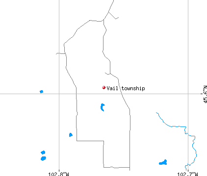 Vail township, SD map