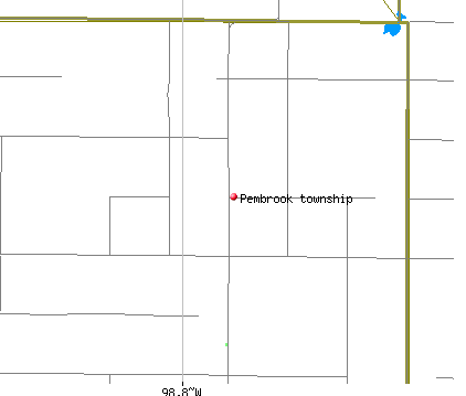 Pembrook township, SD map