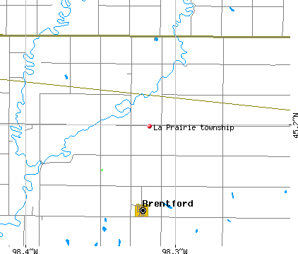 La Prairie township, SD map