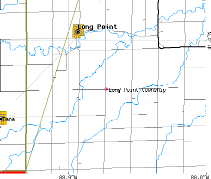 Long Point township, IL map