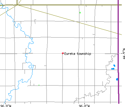 Eureka township, SD map