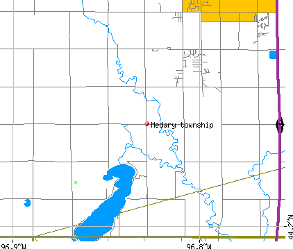 Medary township, SD map