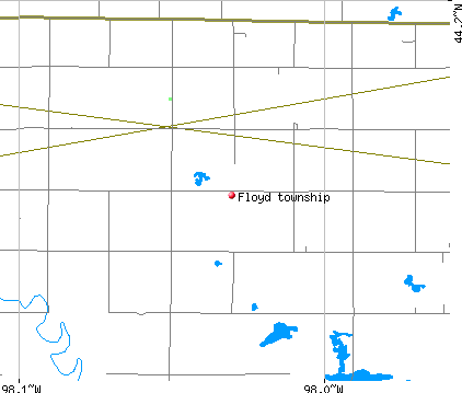 Floyd township, SD map