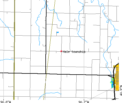 Hale township, IL map