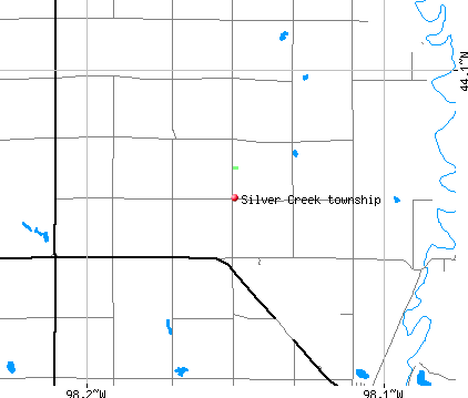 Silver Creek township, SD map