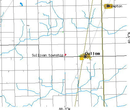 Sullivan township, IL map