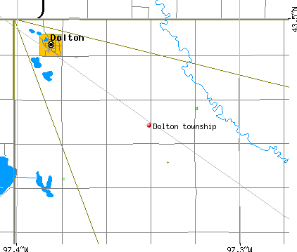 Dolton township, SD map