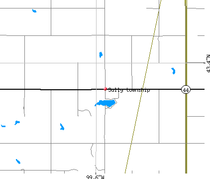 Sully township, SD map