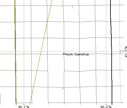 Kulm township, SD map