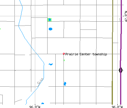 Prairie Center township, SD map