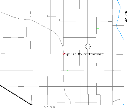 Spirit Mound township, SD map