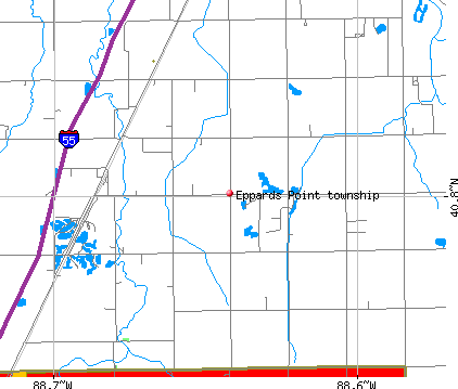 Eppards Point township, IL map