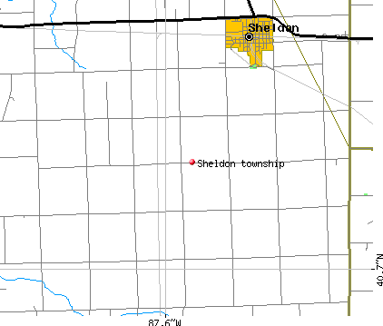 Sheldon township, IL map