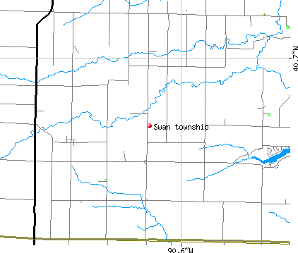 Swan township, IL map