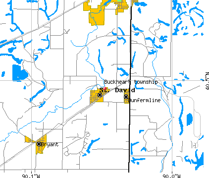 Buckheart township, IL map