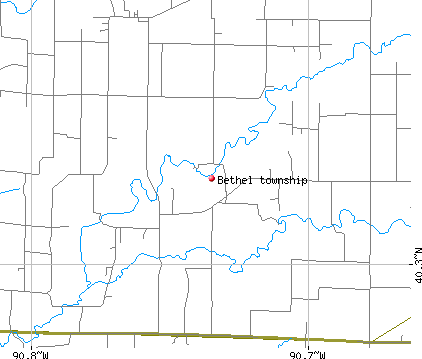 Bethel township, IL map