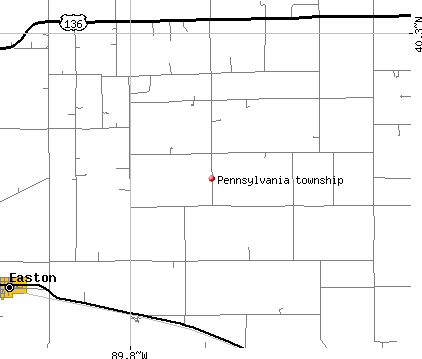 Pennsylvania township, IL map