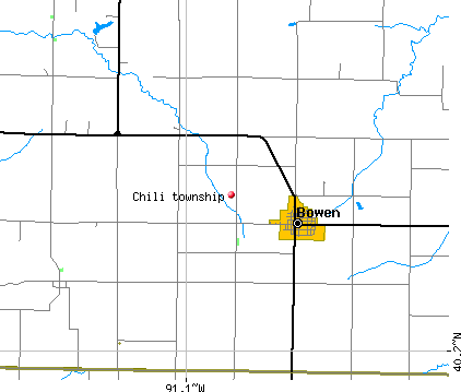 Chili township, IL map