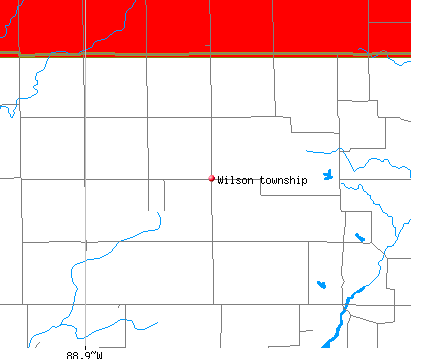 Wilson township, IL map