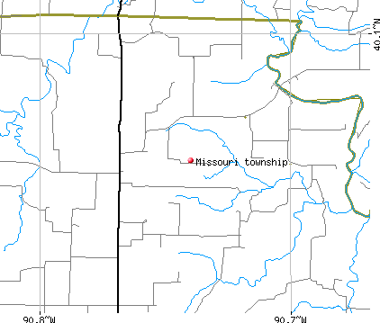 Missouri township, IL map