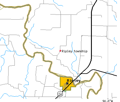 Ripley township, IL map