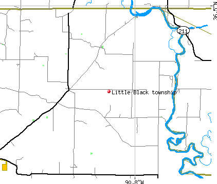 Little Black township, AR map