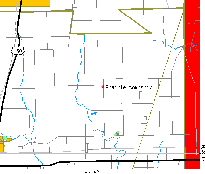 Prairie township, IL map