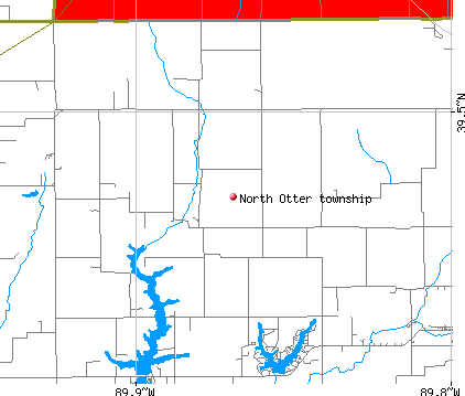 North Otter township, IL map