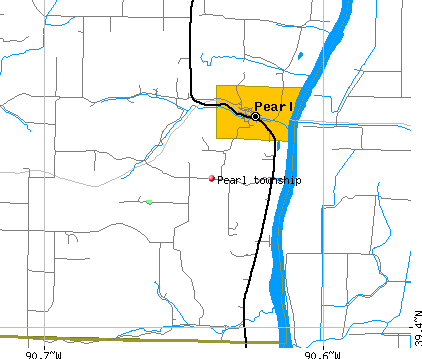 Pearl township, IL map