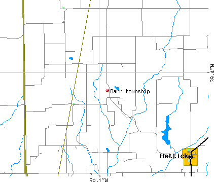 Barr township, IL map